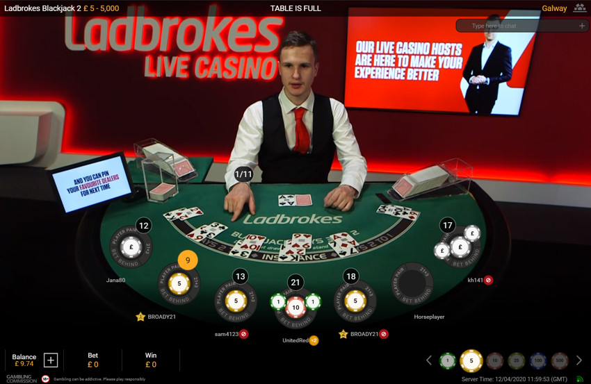 Live Blackjack