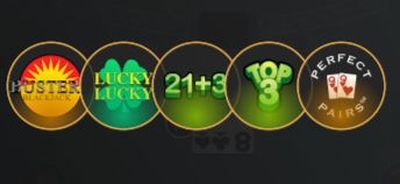 Side Bets Live Casino Blackjack